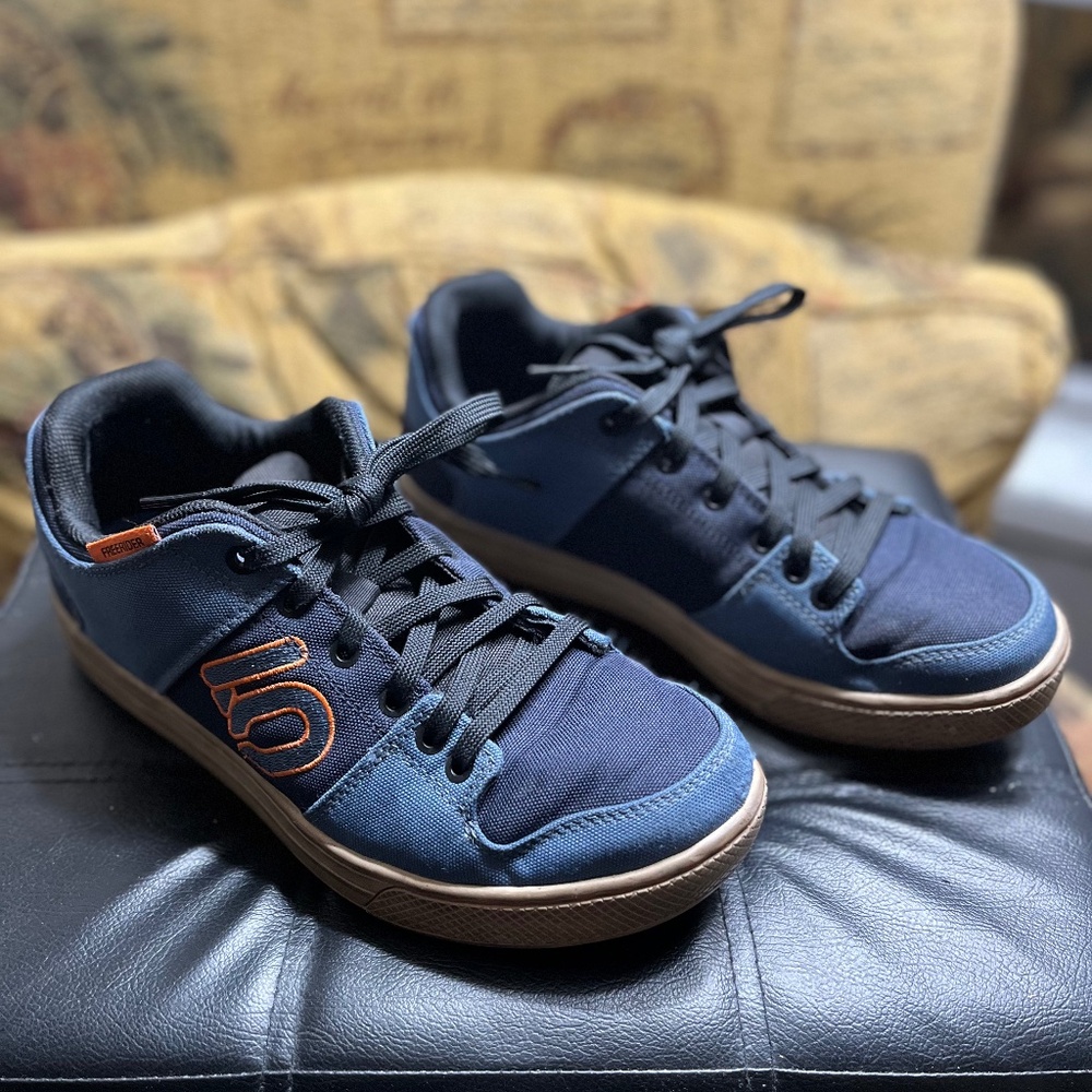 Five ten 5.10 freerider 10 US blue / beige BLU / BEG Mountain Pedal Bike Shoe